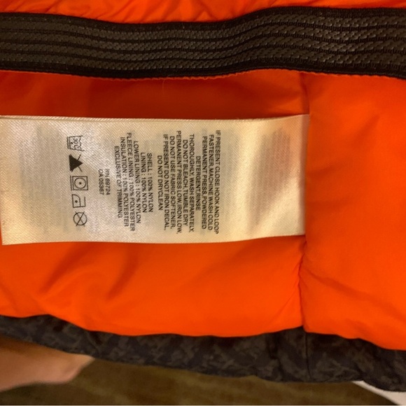 Columbia Boys Kids Winter Jacket - Black and Orange Size M - Picture 6 of 13